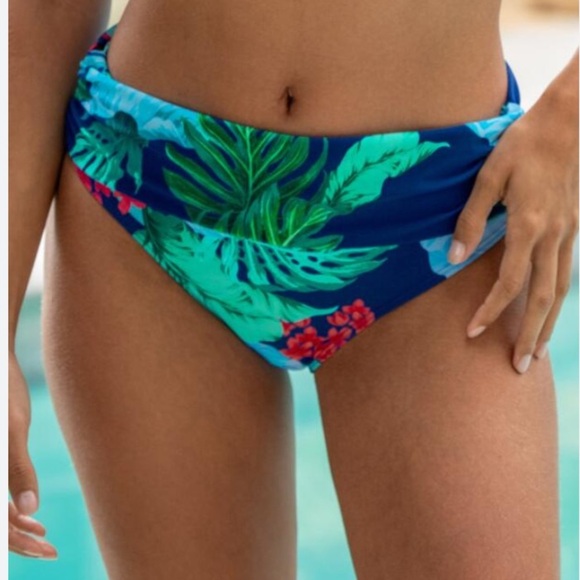 Bond eye Australia Tropical vibrant Print Bikini Bottom Small - Picture 1 of 5